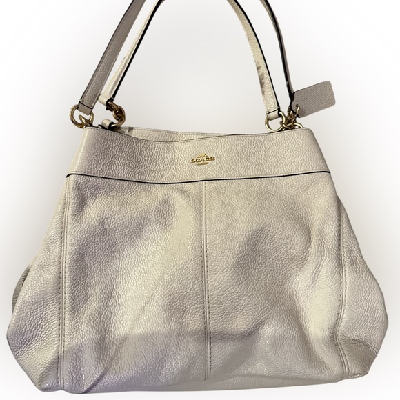 Coach 2019 white lexy bag - Picture 1 of 8